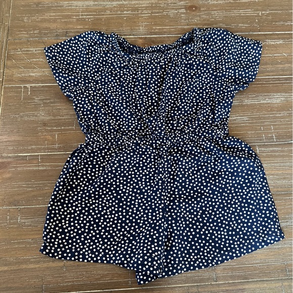 Old Navy yellow dress, navy romper, with cream sweater, all are size 3T - Picture 6 of 14